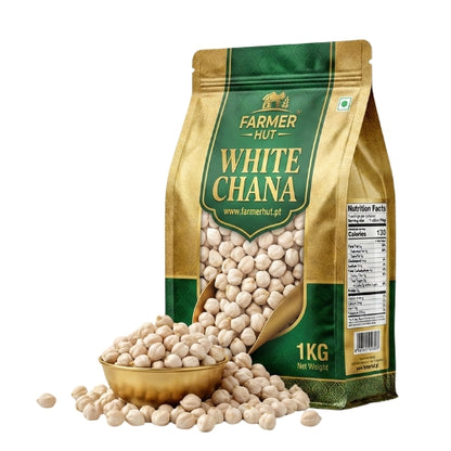 WHITE CHANA, Grão-de-bico Premium Quality | Farmer Hut