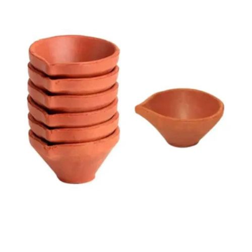 Diya Set of 12 Pcs (Handmade Clay Diya Set of 12 Pcs – Traditional Oil Lamps for Diwali, Pooja, Festival Decoration, Rangoli, Home Decor, Spiritual Gifts)