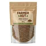Farmer Hut Jeera Whole (Cumin Seeds) 400 g – 100% Pure Indian Spice, Packed in Portugal