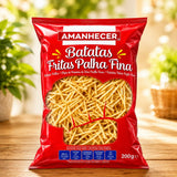 Batatas Fritas Palha Fina – Batata Palha Crocante 200g