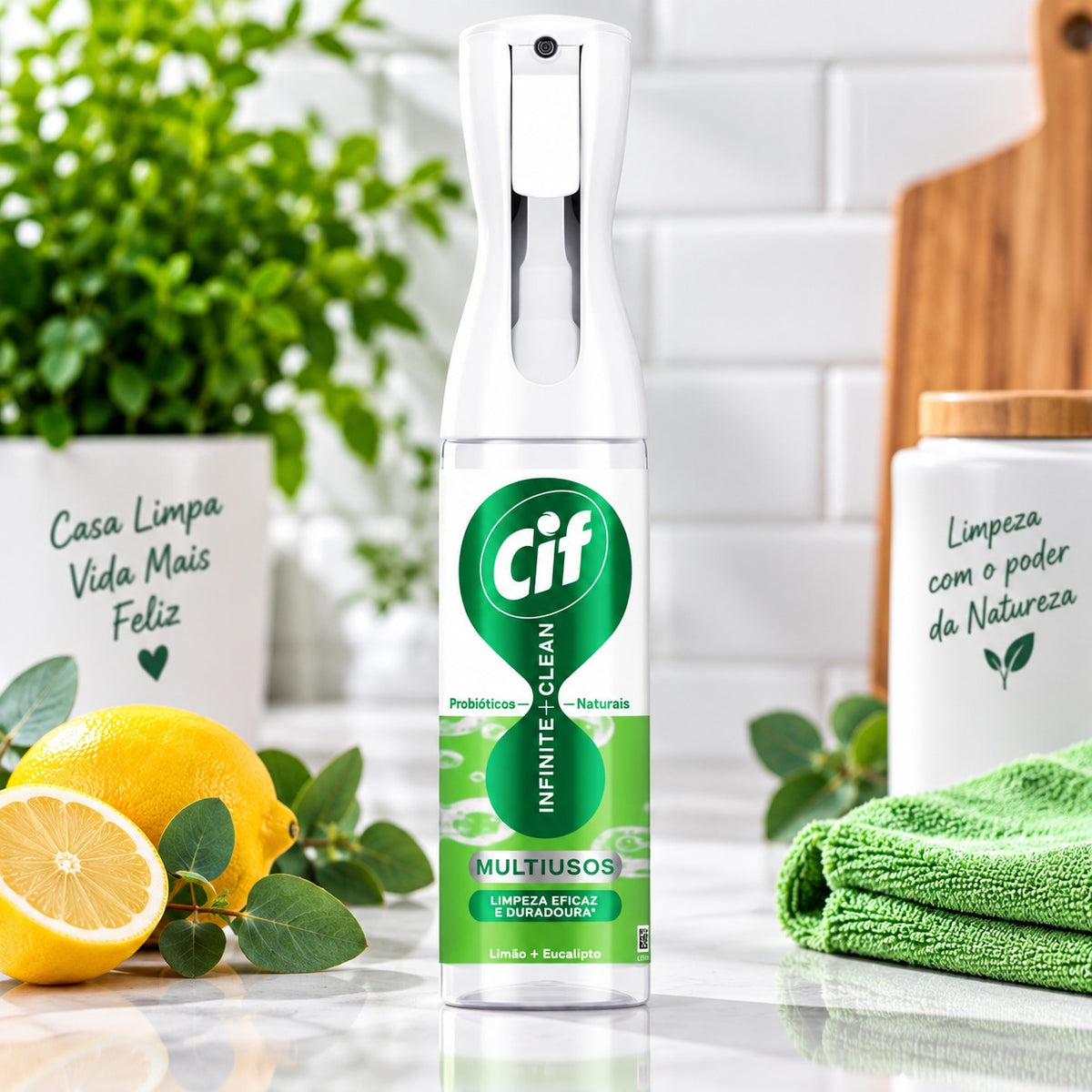 Cif Infinite+Clean Multiusos Lírios + Lavanda – Limpeza Eficaz e Duradoura