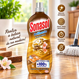 Sonasol Brilhante Madeiras – +100% Brilho Intenso para Pavimentos de Madeira