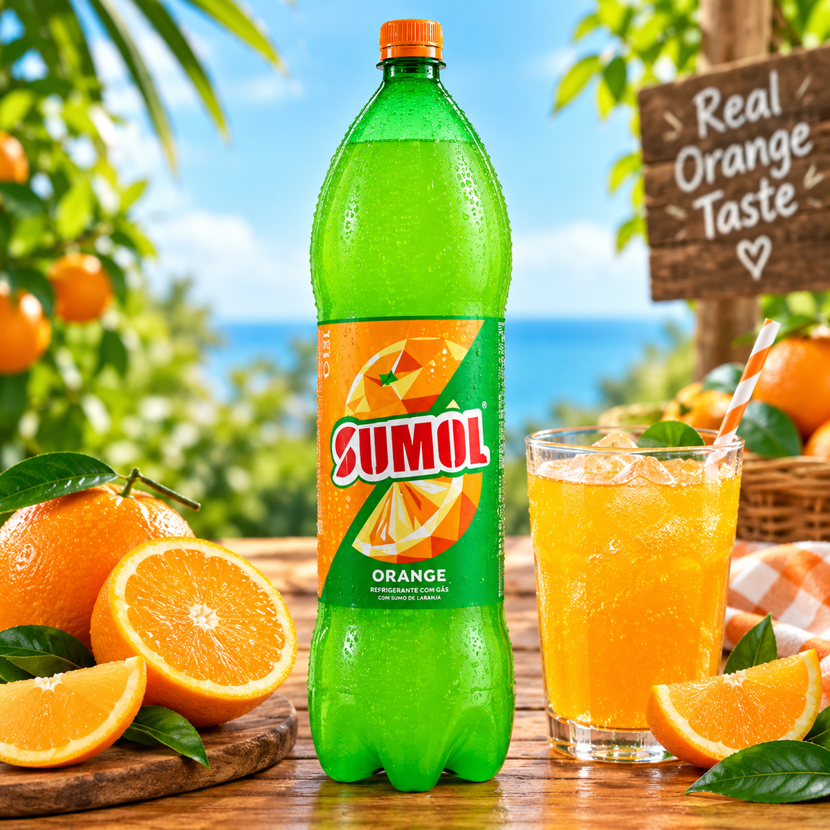 Sumol Orange Soft Drink 1.5L |  Sumol Laranja Refrigerante 1,5L |  Sumol Naranja Refresco 1,5L
