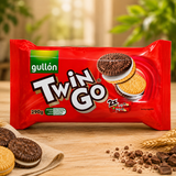 Gullón Twin Go Sandwich Cookies – Chocolate & Vanilla Cream 290g